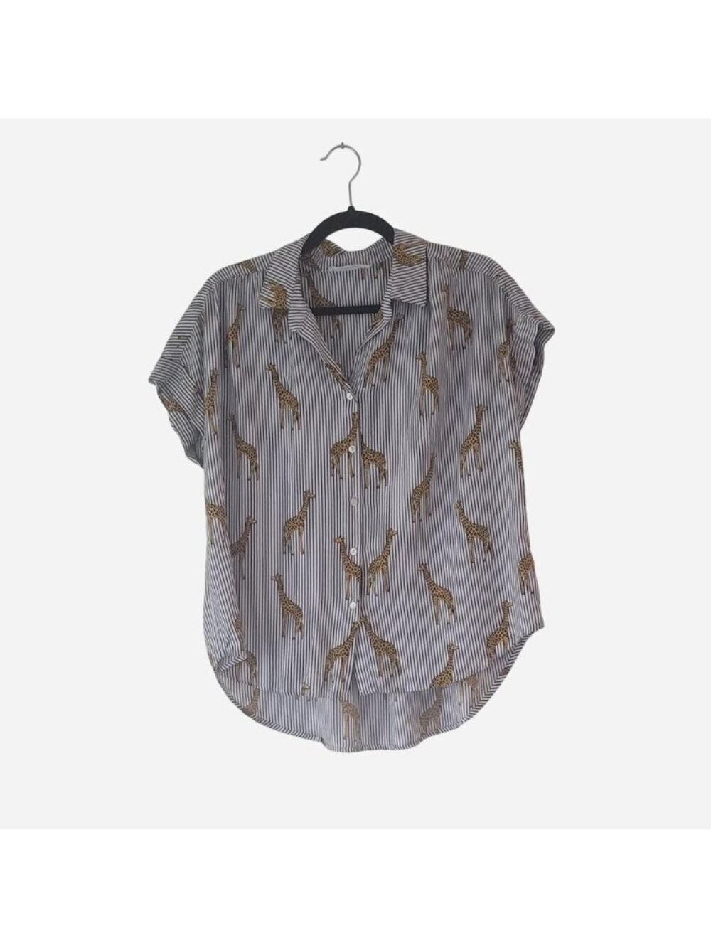 Women's Striped Giraffe top